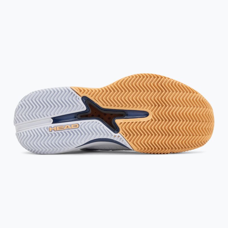 Moteriški teniso batai HEAD Revolt Pro 5.0 Clay white apricot 4