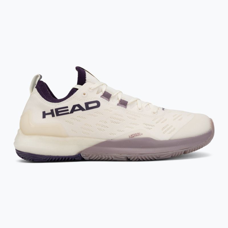 Moteriški padelio batai HEAD Motion Pro 1.5 chalk white/purple 2