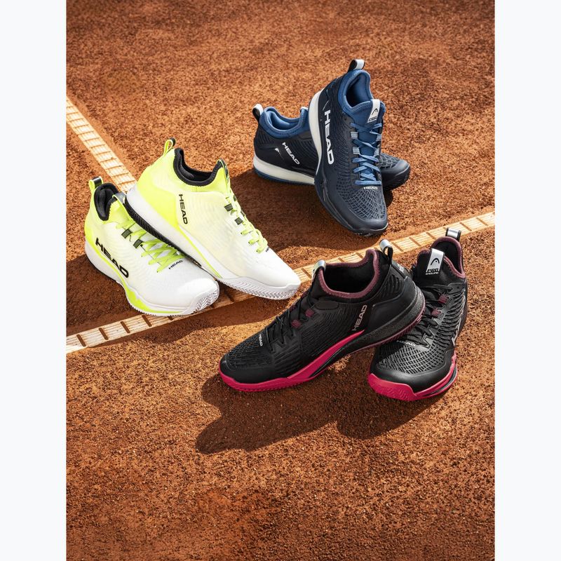 Vyriški teniso batai HEAD Endure Pro Clay black/red 5