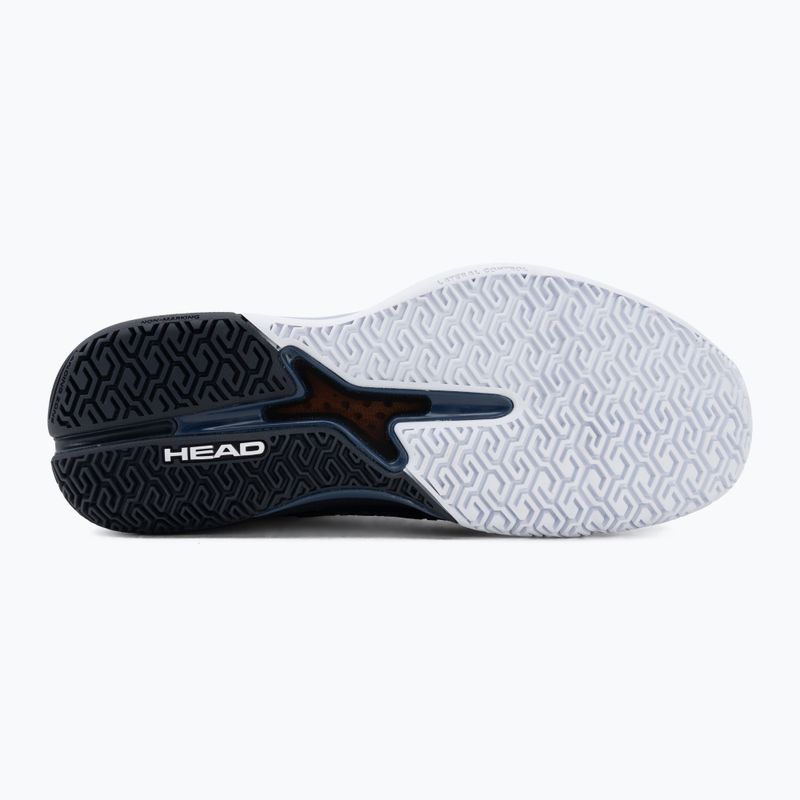 Vyriški teniso batai HEAD Revolt Pro 5.0 blueberry/teal 4