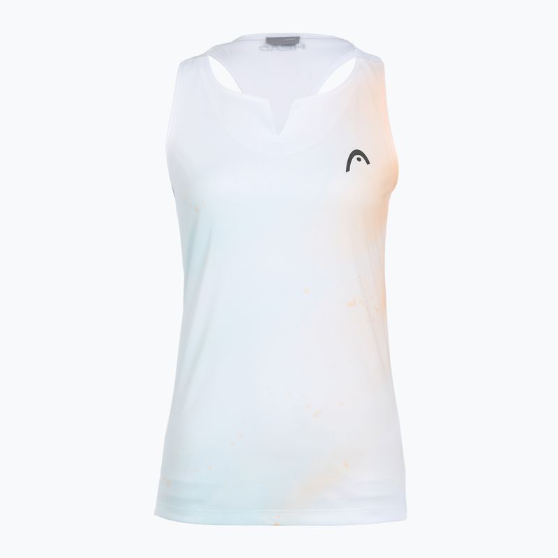 Moteriški teniso marškinėliai HEAD Agility Tank Top apricot/print vision