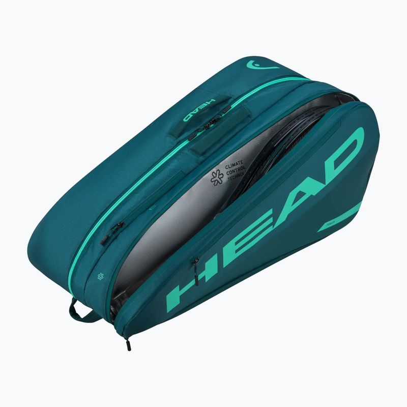 Teniso krepšys HEAD Tour Racquet Bag L 65 l green 5