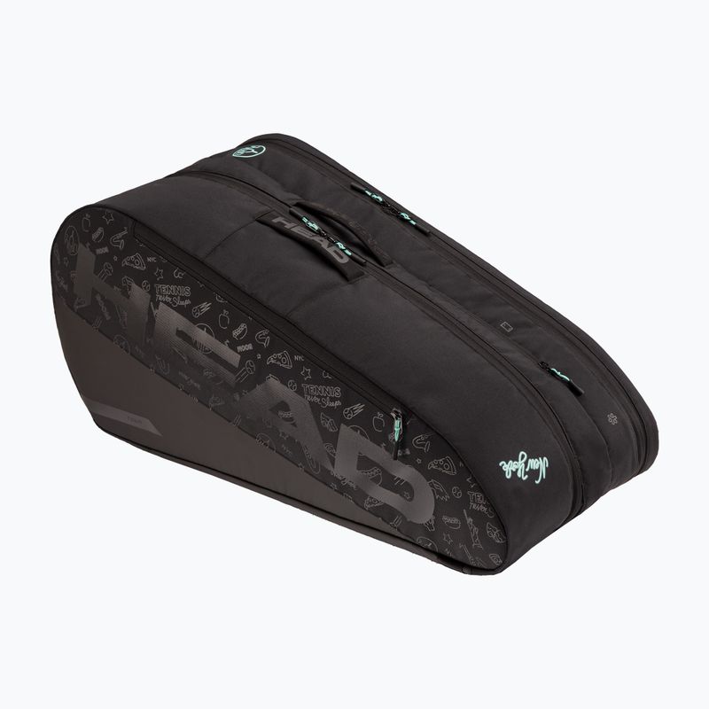 Teniso krepšys HEAD Tour Racquet Bag L Neon 2025 65 l black/blue