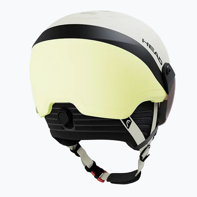 Vaikiškas slidinėjimo šalmas HEAD Yuki Visor Jr lime swirl/silver/red 2