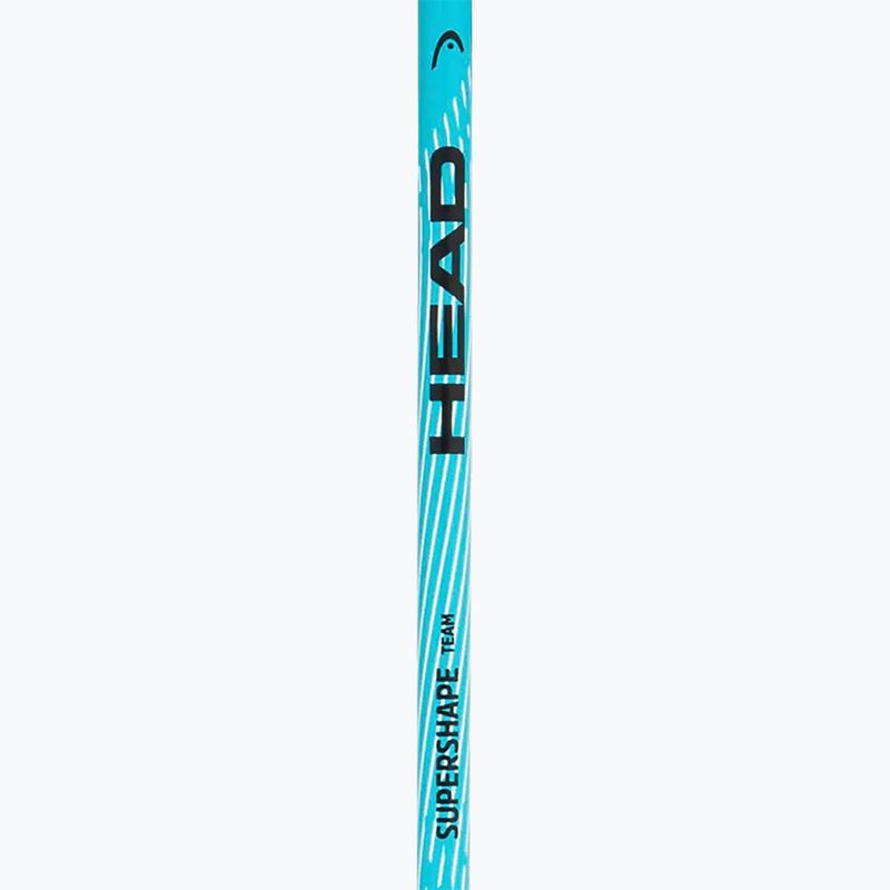 Vaikiškos slidžių lazdos HEAD Supershape Team Adjustable Jr white/black/speedblue 2