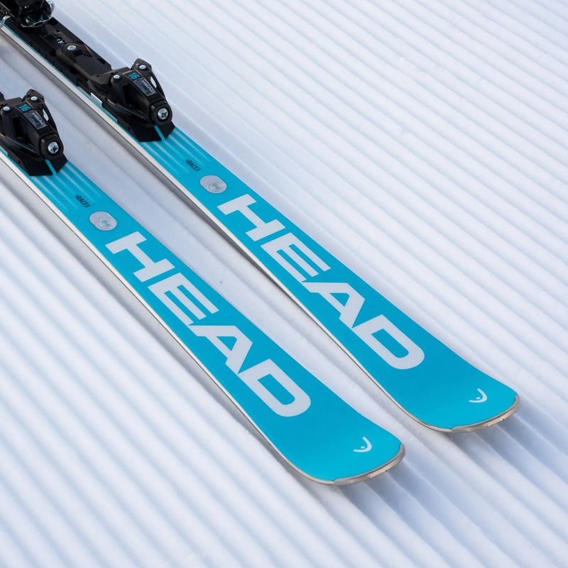 Kalnų slidės + apkaustai HEAD WC Rebels e-SL Pro RP WCR 14 + Protector+ FF 14 GW blue/white 4