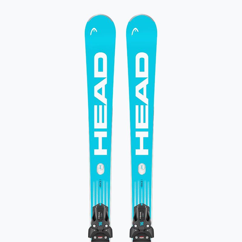 Kalnų slidės + apkaustai HEAD WC Rebels e-Race Pro RP WCR 14 + Protector+ FF 14 GW blue/white 3