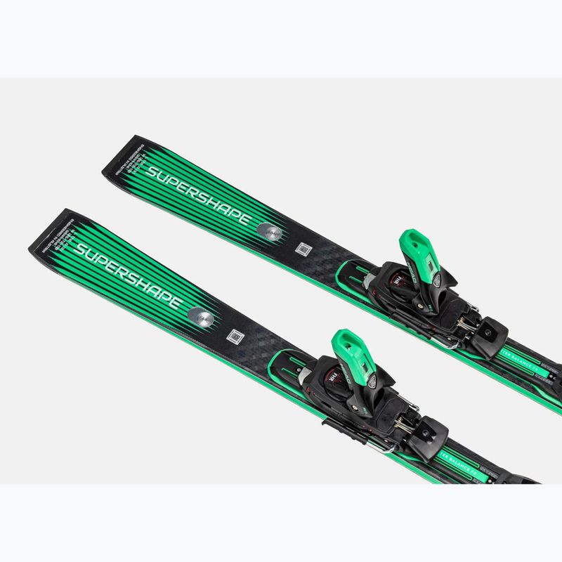 Kalnų slidės + apkaustai HEAD Supershape e-Magnum SW BB-PR + Protector Evo PR 13 GW black/green 4