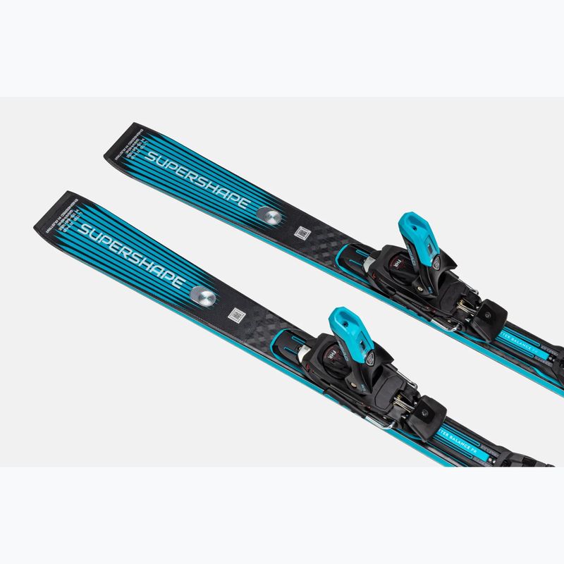 Kalnų slidės + apkaustai HEAD Supershape e-Speed SW BB-PR + Protector Evo PR 13 GW black/blue 4