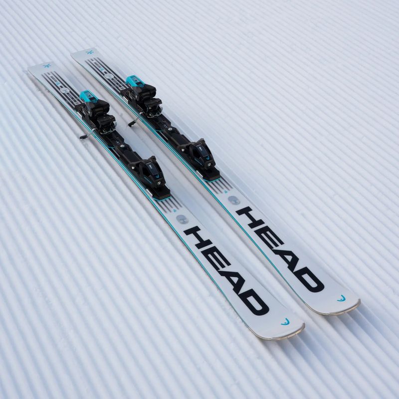 Kalnų slidės + apkaustai HEAD WC Rebels e.SLR LYT-PR + PR 11 GW white/blue 3
