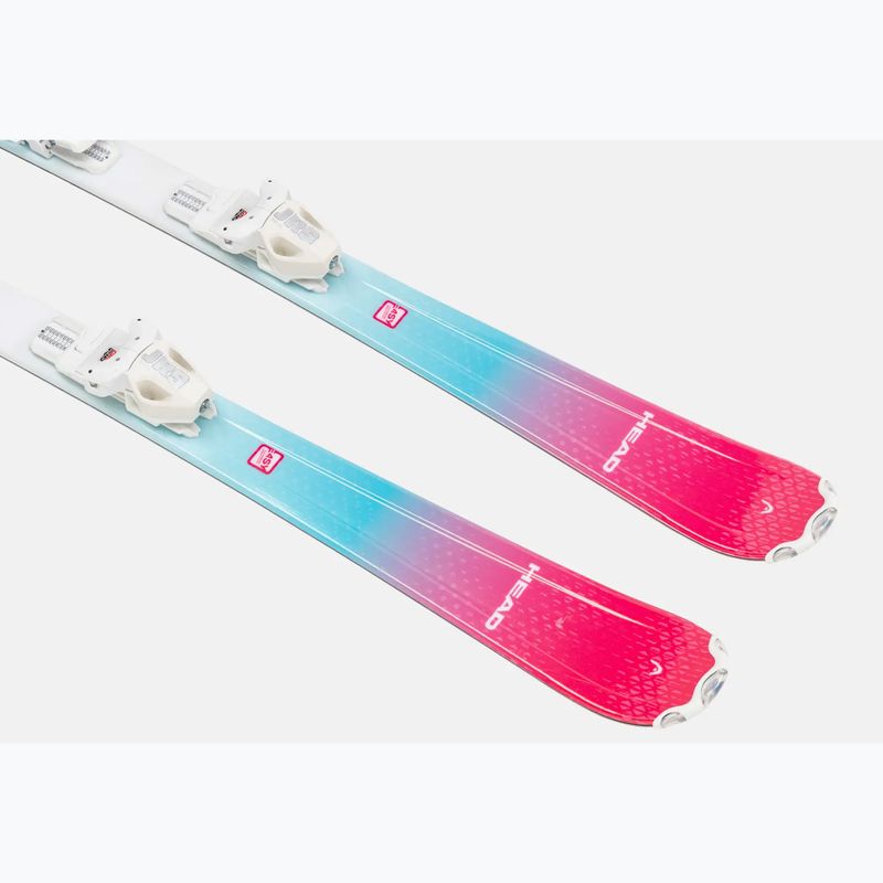 Vaikiškos kalnų slidės + apkaustai HEAD Joy Easy JRS + Jrs 4.5 GW CA mint/pink 3