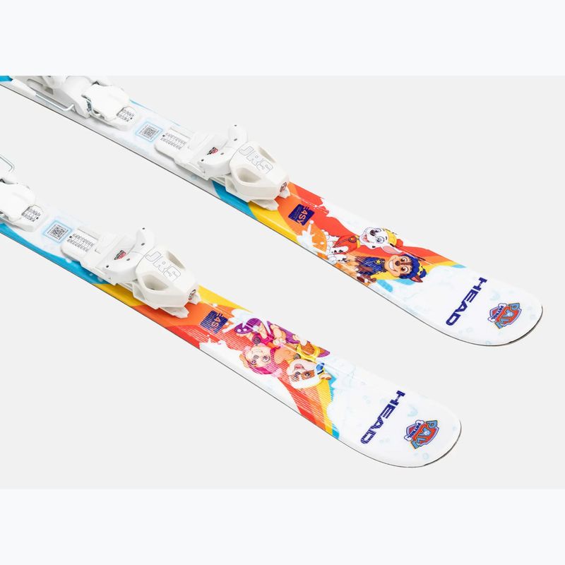 Vaikiškos kalnų slidės + apkaustai HEAD Paw Patrol JRS + Jrs 4.5 GW CA paw patrol 3