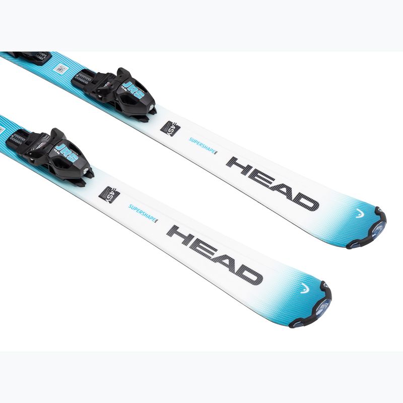 Vaikiškos kalnų slidės + apkaustai HEAD Supershape Team Easy JRS + Jrs 7.5 GW CA blue/white 2