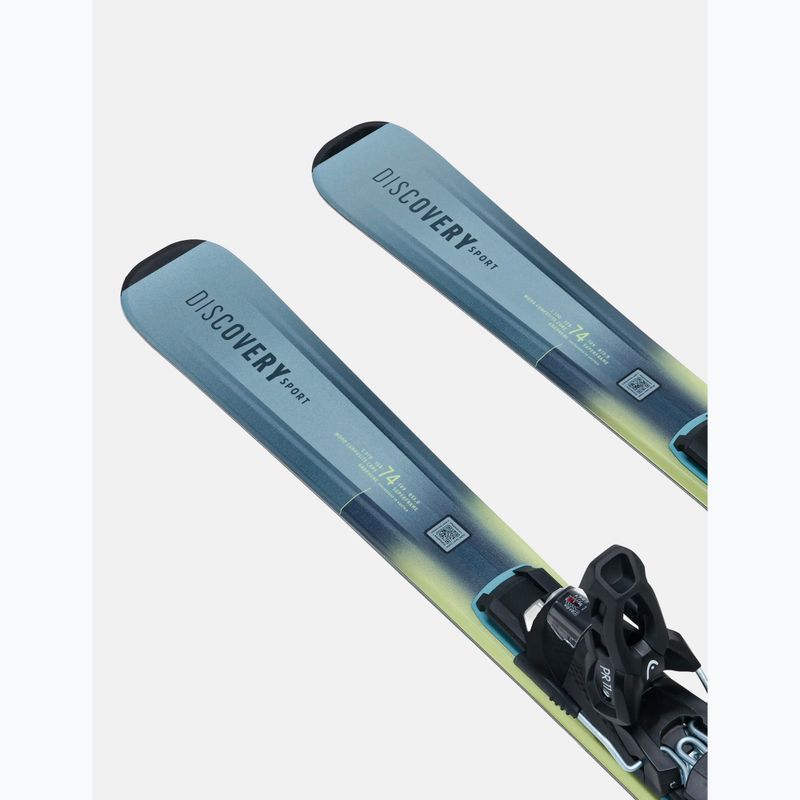 Kalnų slidės + apkaustai HEAD Discovery 74 Sport AM BB-PR + Protector Evo PR 11 GW blue/yellow 4