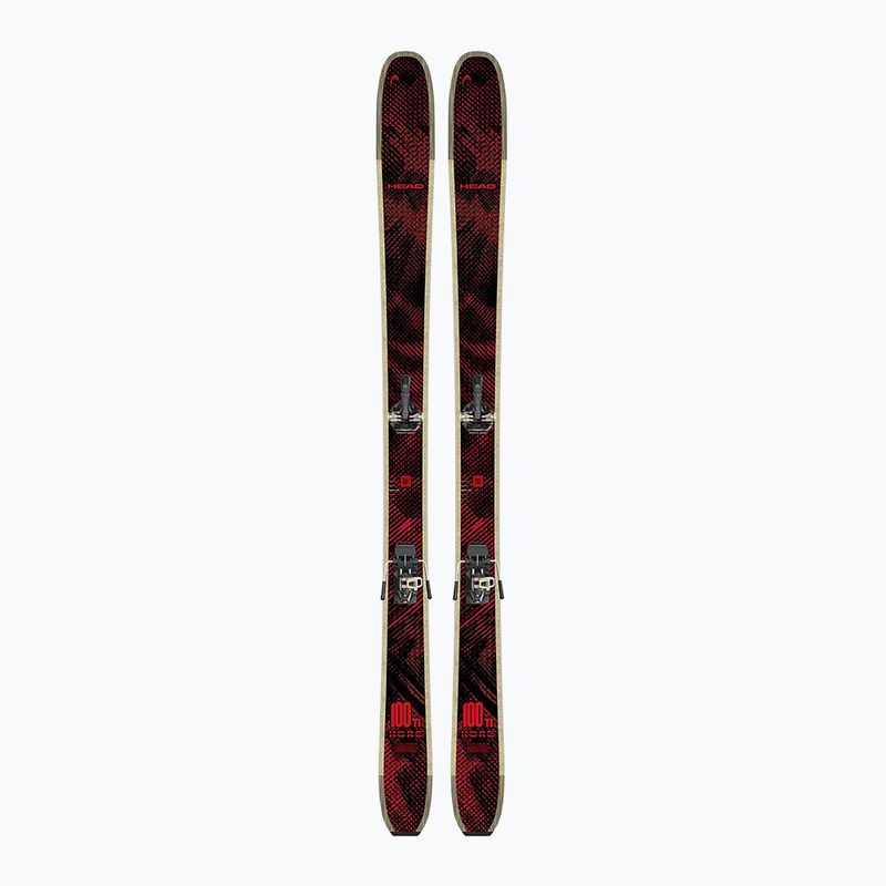 Kalnų slidės + apkaustai HEAD Kore 100 Ti + Protector+ Attack 14 GW black/red 3