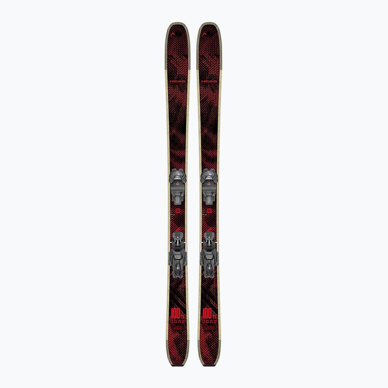 Kalnų slidės + apkaustai HEAD Kore 100 Ti + Protector+ Attack 14 GW black/red 5
