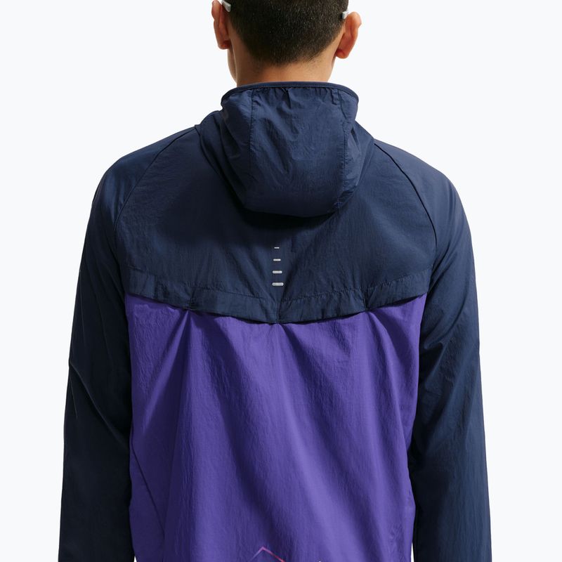 Vyriška bėgimo striukė Nike Stride Dri-Fit ADV midnight navy/court purple 5