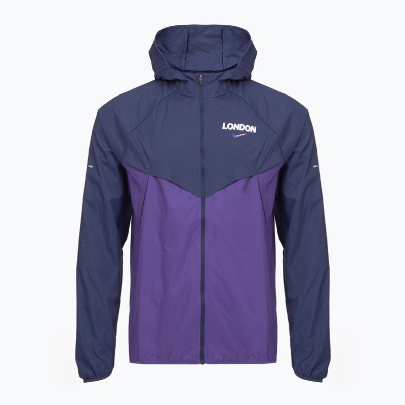 Vyriška bėgimo striukė Nike Stride Dri-Fit ADV midnight navy/court purple 9