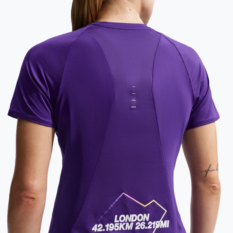 Moteriški bėgimo marškinėliai Nike Swift London Dri-Fit court purple 5