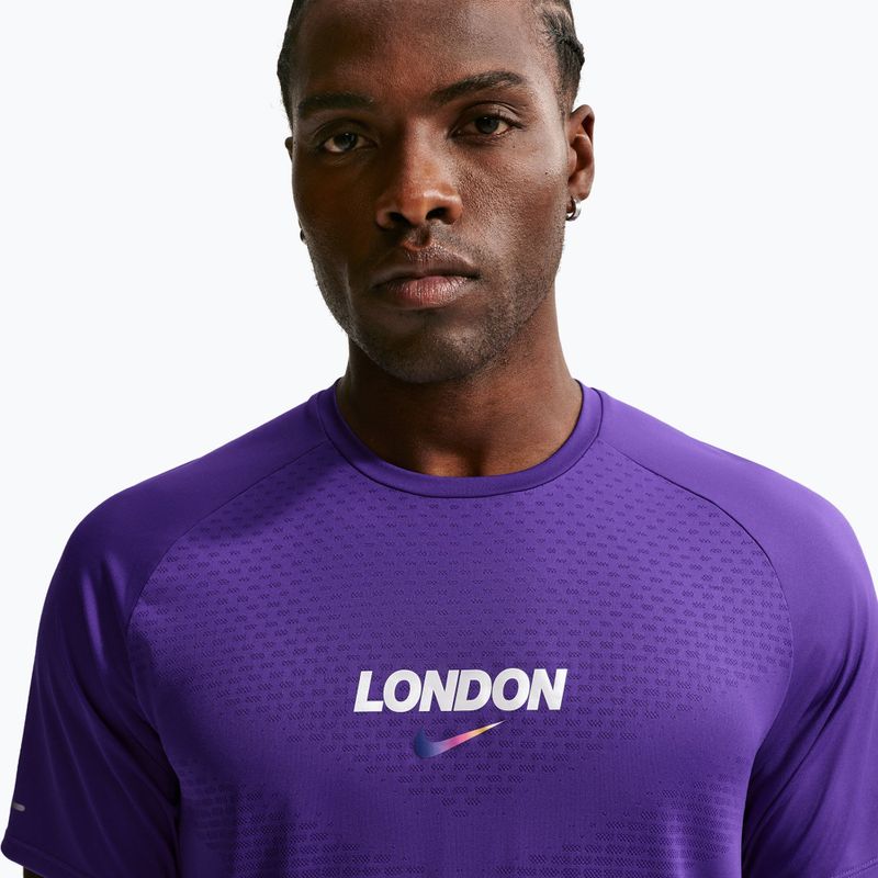 Vyriški bėgimo marškinėliai Nike Stride Dri-Fit ADV court purple 5
