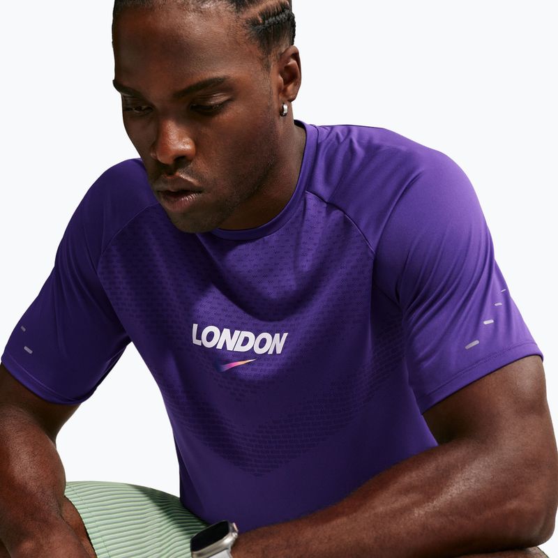 Vyriški bėgimo marškinėliai Nike Stride Dri-Fit ADV court purple 6