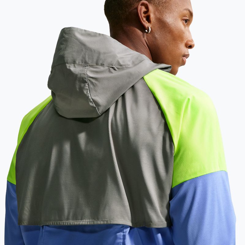Vyriška bėgimo striukė Nike Impossibly Light Windrunner royal pulse/smoke grey/volt ice 6