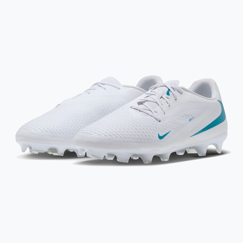 Vyriški futbolo bateliai Nike Phantom 6 Low Academy FG/MG white/white/dusty cactus 3