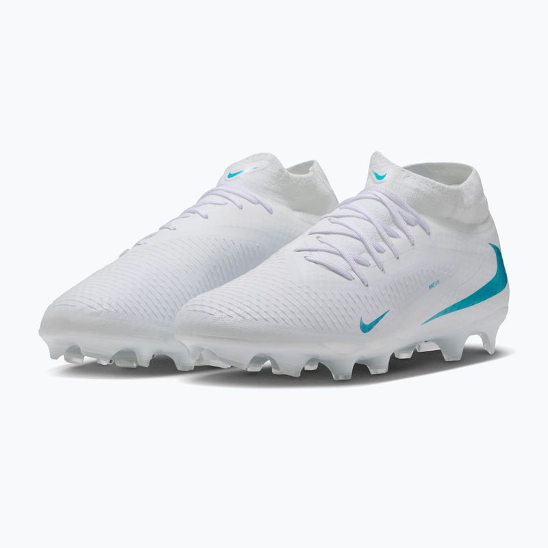 Vyriški futbolo bateliai Nike Phantom 6 High Academy FG/MG white/white/dusty cactus 3