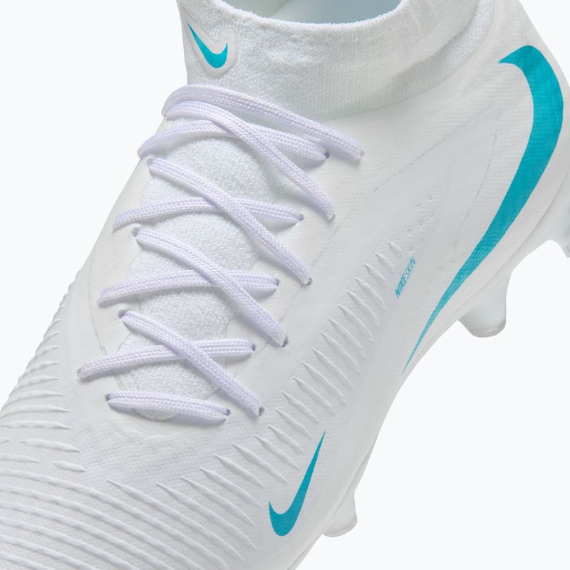Vyriški futbolo bateliai Nike Phantom 6 High Academy FG/MG white/white/dusty cactus 7