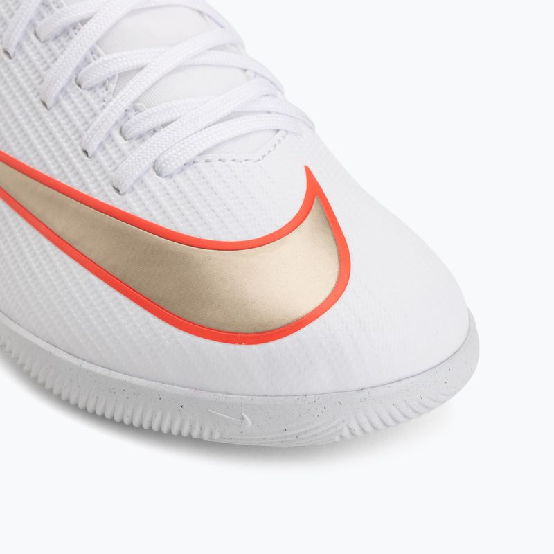 Vaikiški futbolo bateliai Nike Jr. Mercurial Superfly 11 Club white/bright crimson/blur 7