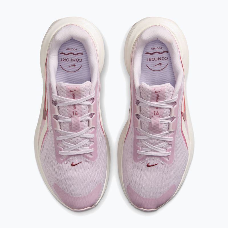 Moteriški bėgimo batai Nike Downshifter 14 bleached lilac/sail/pink rise/pink smoke 5