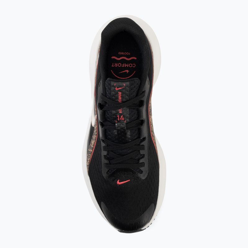 Moteriški bėgimo batai Nike Downshifter 14 black/british khaki/fusion red/sail 5