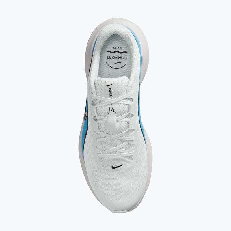 Vyriški bėgimo batai Nike Downshifter 14 off white/light current blue/black 4