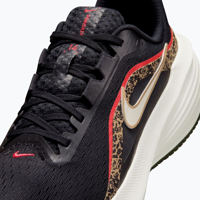 Moteriški bėgimo batai Nike Downshifter 14 black/british khaki/fusion red/sail 5