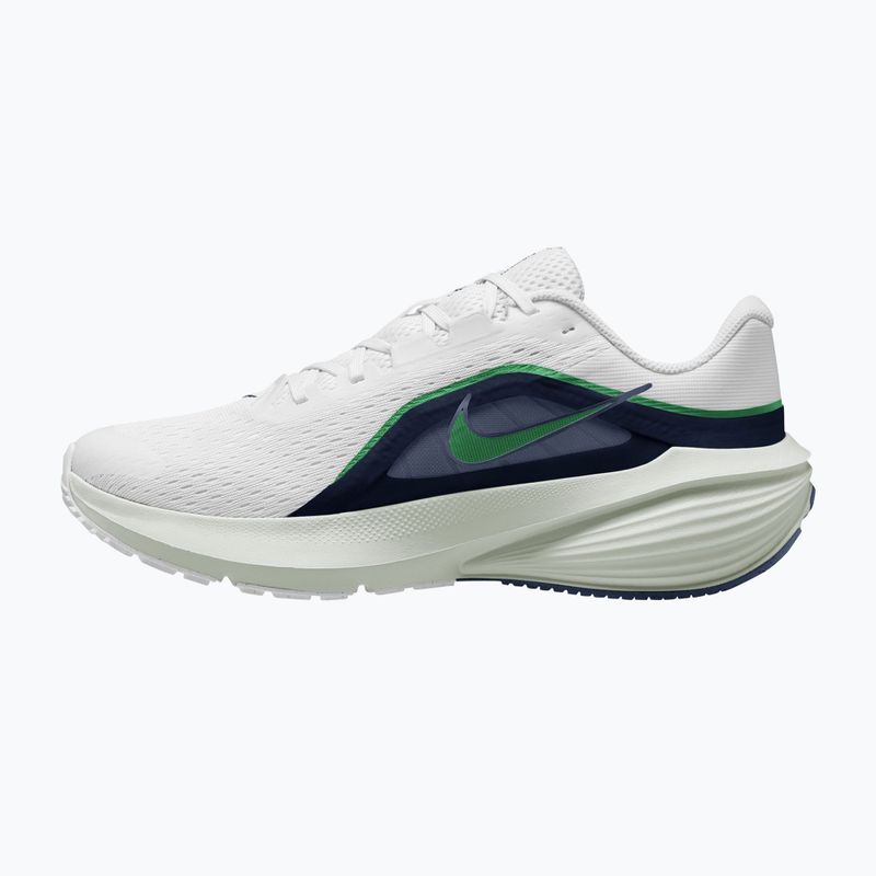 Vyriški bėgimo batai Nike Downshifter 14 white/midnight navy/green spark 2