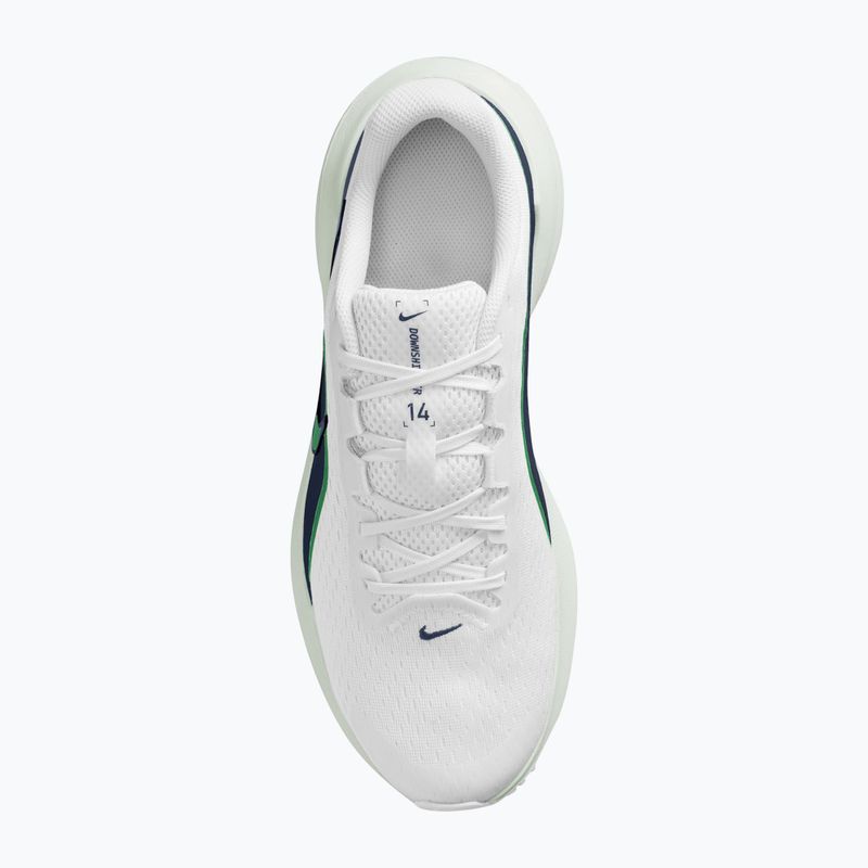 Vyriški bėgimo batai Nike Downshifter 14 white/midnight navy/green spark 4