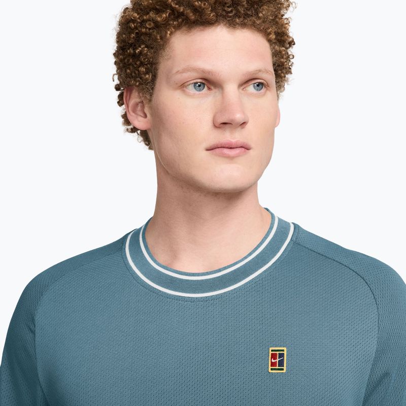Vyriški teniso marškinėliai Nike Court Heritage smokey blue 3