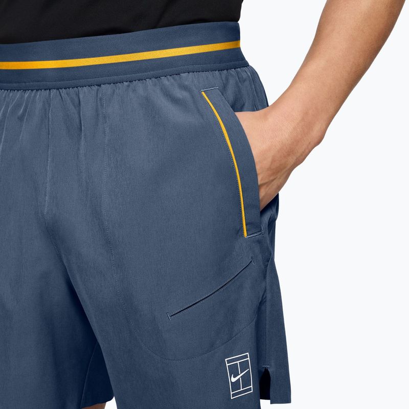 Vyriški teniso šortai Nike Court Dri-Fit Advantage 6" new slate/laser orange/white 4