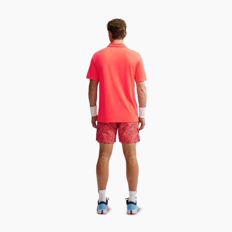 Vyriški teniso marškinėliai Nike Court Dri-FIT Bright Crimson/Black 3