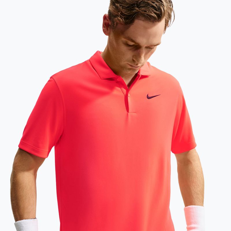 Vyriški teniso marškinėliai Nike Court Dri-FIT Bright Crimson/Black 4