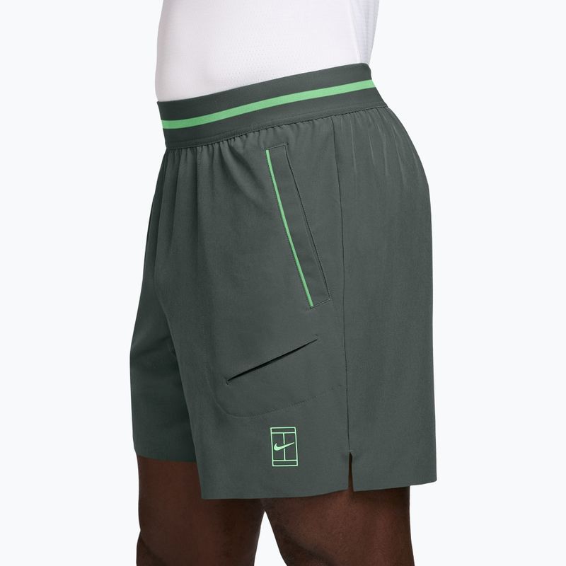 Vyriški teniso šortai Nike Court Dri-Fit Advantage 6" camo green/cucumber calm/cucumber calm 3