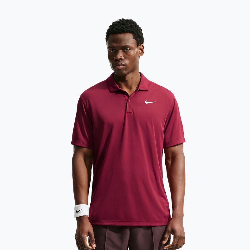 Vyriški teniso marškinėliai Nike Court Dri-FIT Team Red/White