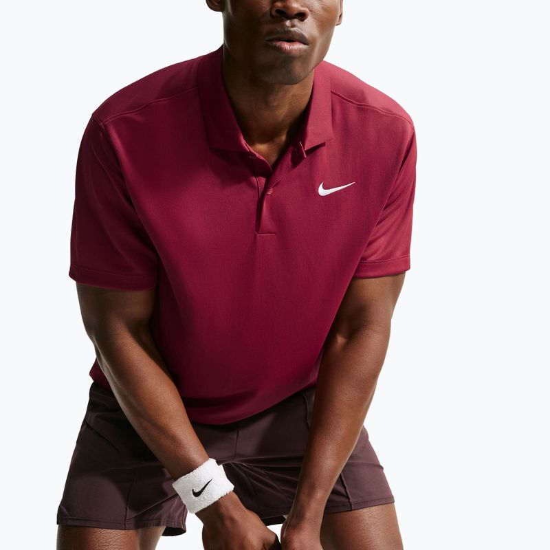 Vyriški teniso marškinėliai Nike Court Dri-FIT Team Red/White 4