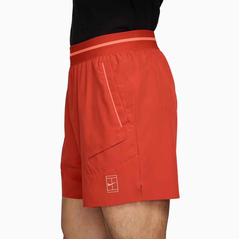 Vyriški teniso šortai Nike Court Dri-Fit Advantage 6" picante red/atomic pink/atomic pink 3