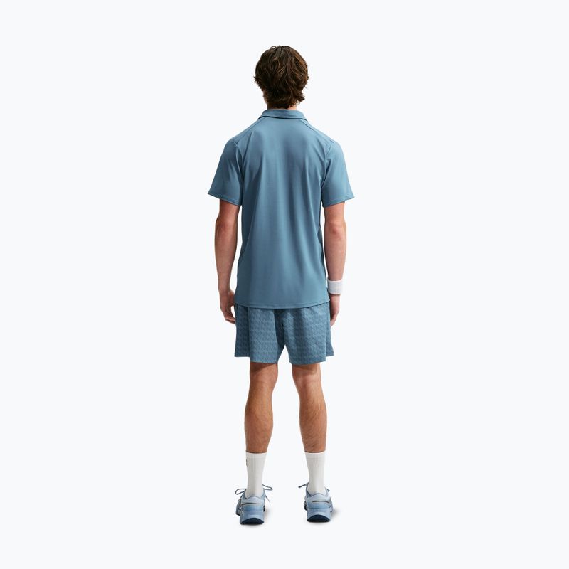 Vyriški teniso polo marškinėliai Nike Court Dri-Fit Advantage smokey blue/white 3