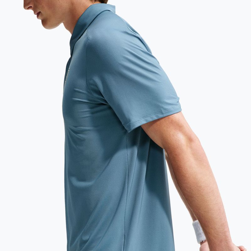 Vyriški teniso polo marškinėliai Nike Court Dri-Fit Advantage smokey blue/white 5