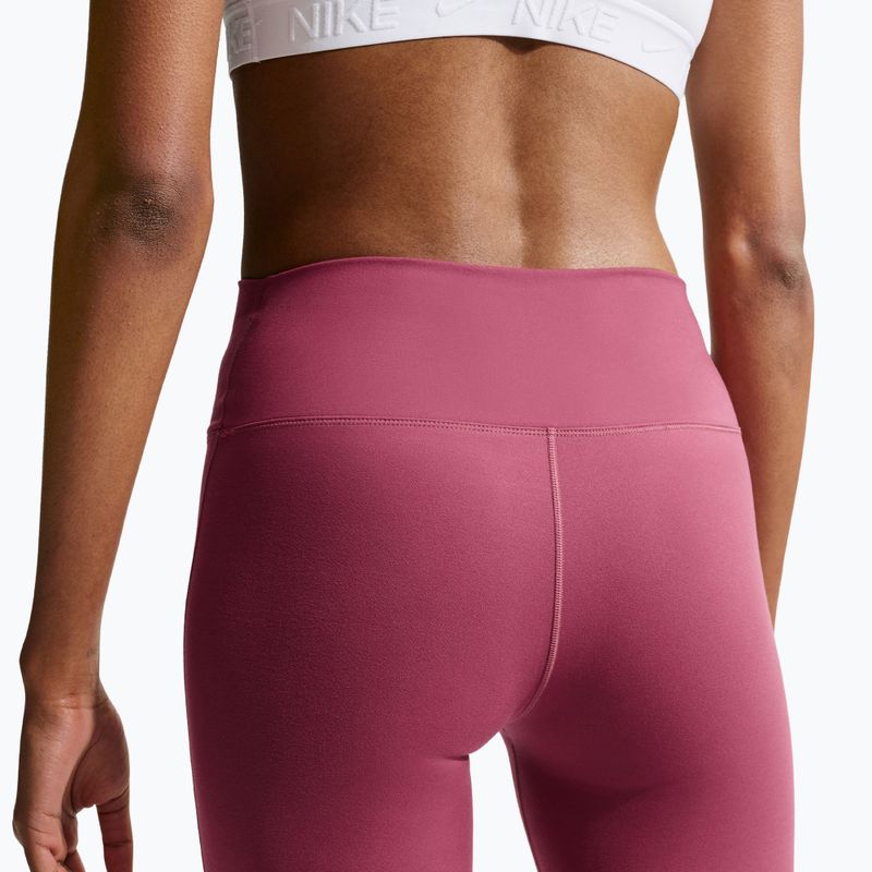 Moteriškos treniruočių tamprės Nike One pink smoke/white 5