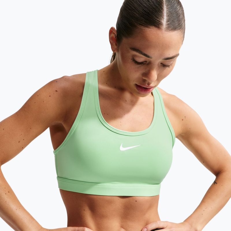 Sportinė liemenėlė Nike Swoosh cucumber calm/white