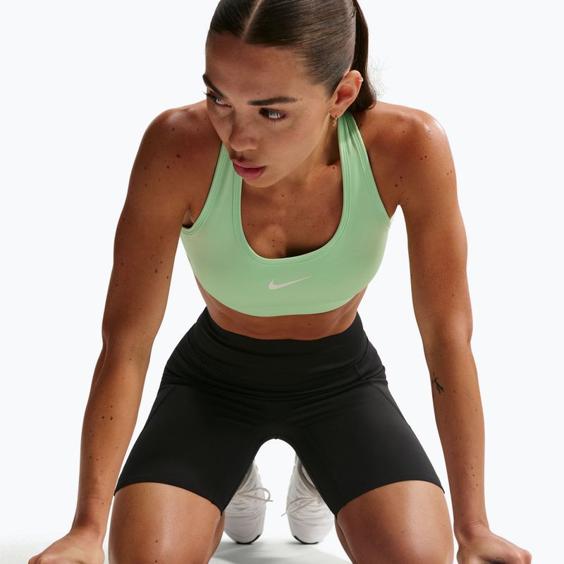 Sportinė liemenėlė Nike Swoosh cucumber calm/white 5