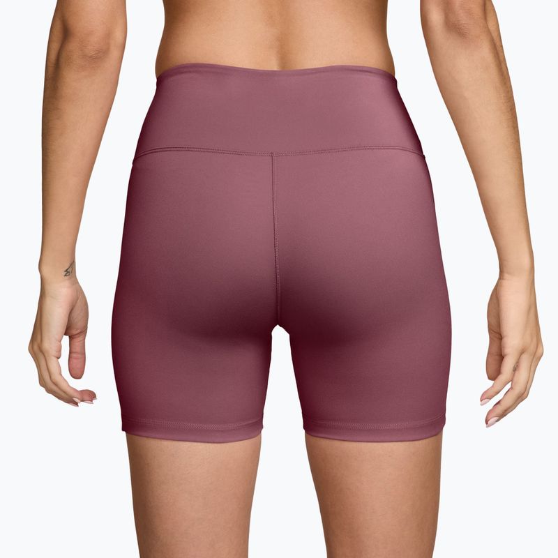 Moteriški treniruočių šortai Nike One pink smoke/white 3